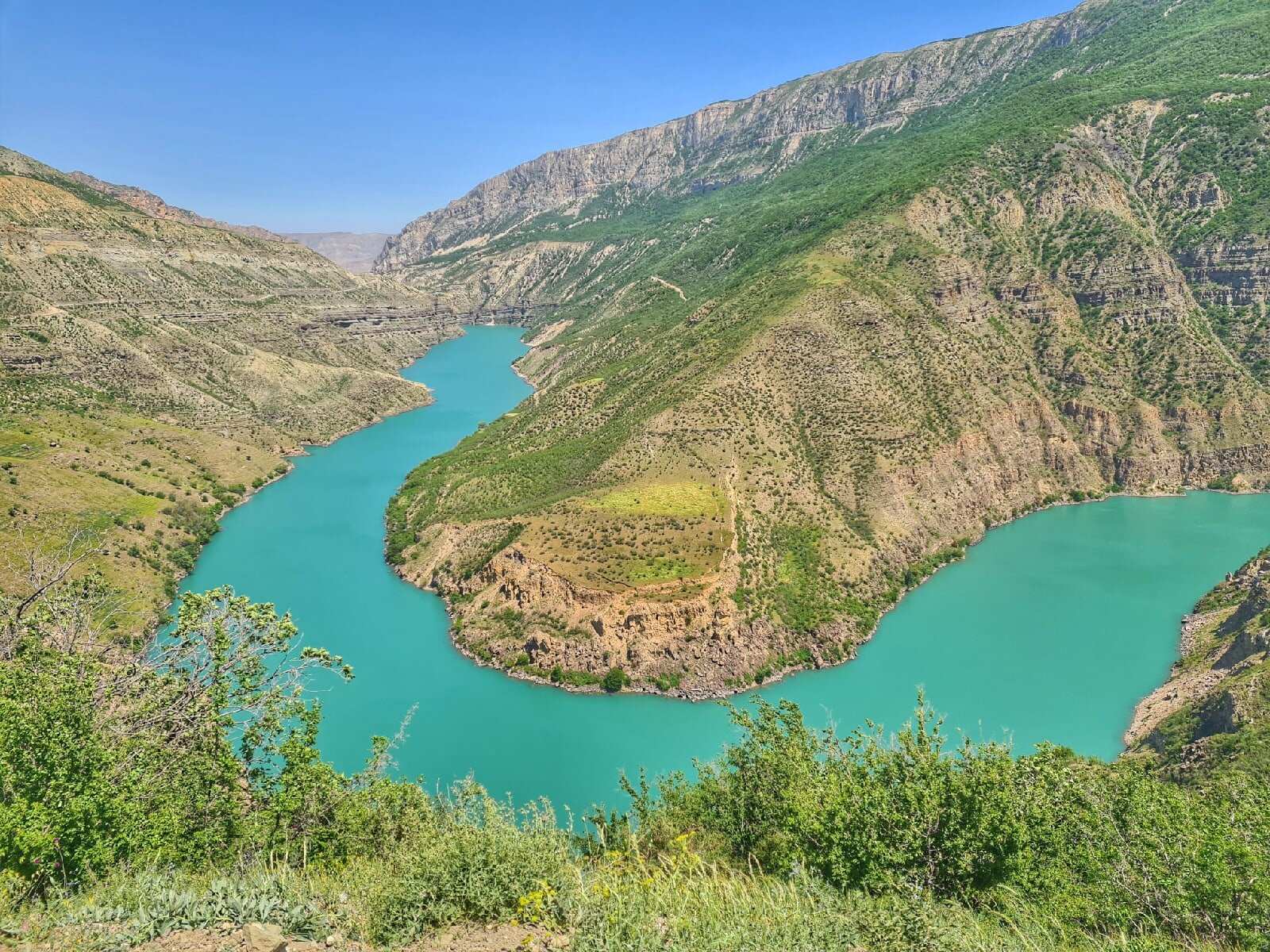 Дагестан в декабре Сулакский каньон
